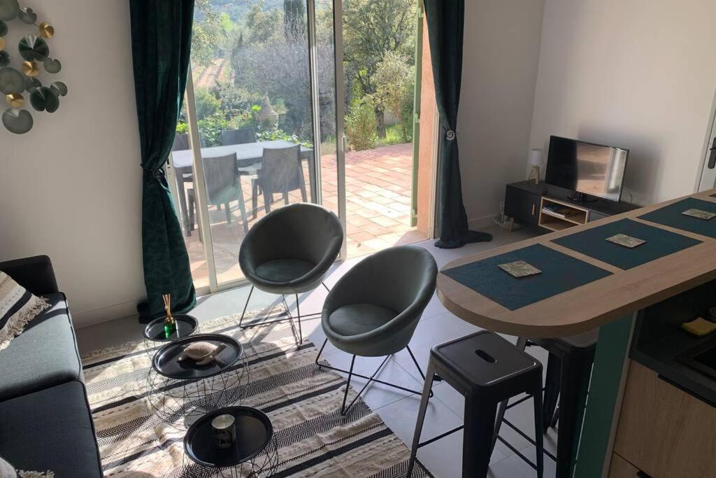 Charmant Appartement T2 Au Coeur Des Vignes 孔格林 外观 照片