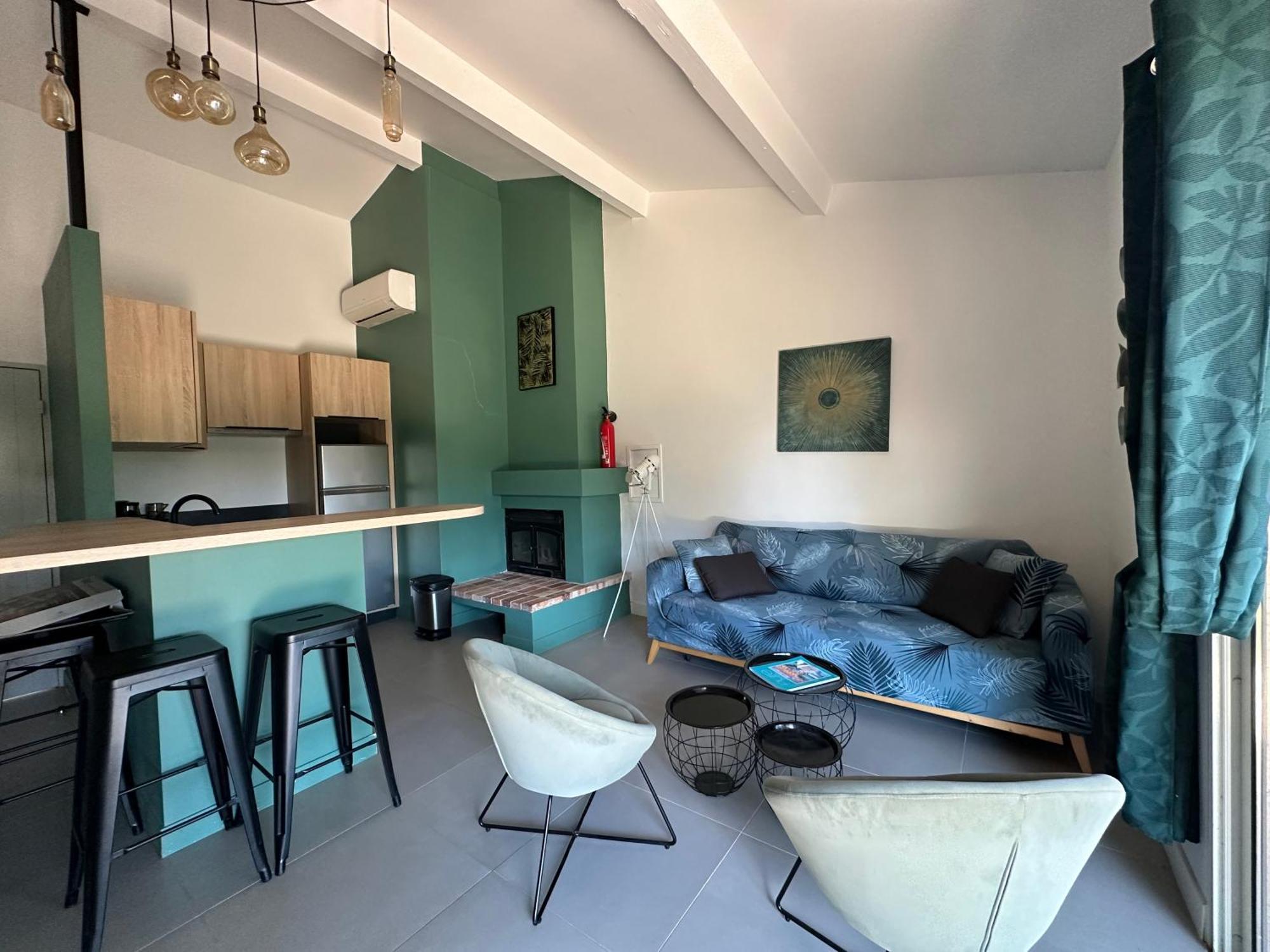 Charmant Appartement T2 Au Coeur Des Vignes 孔格林 外观 照片