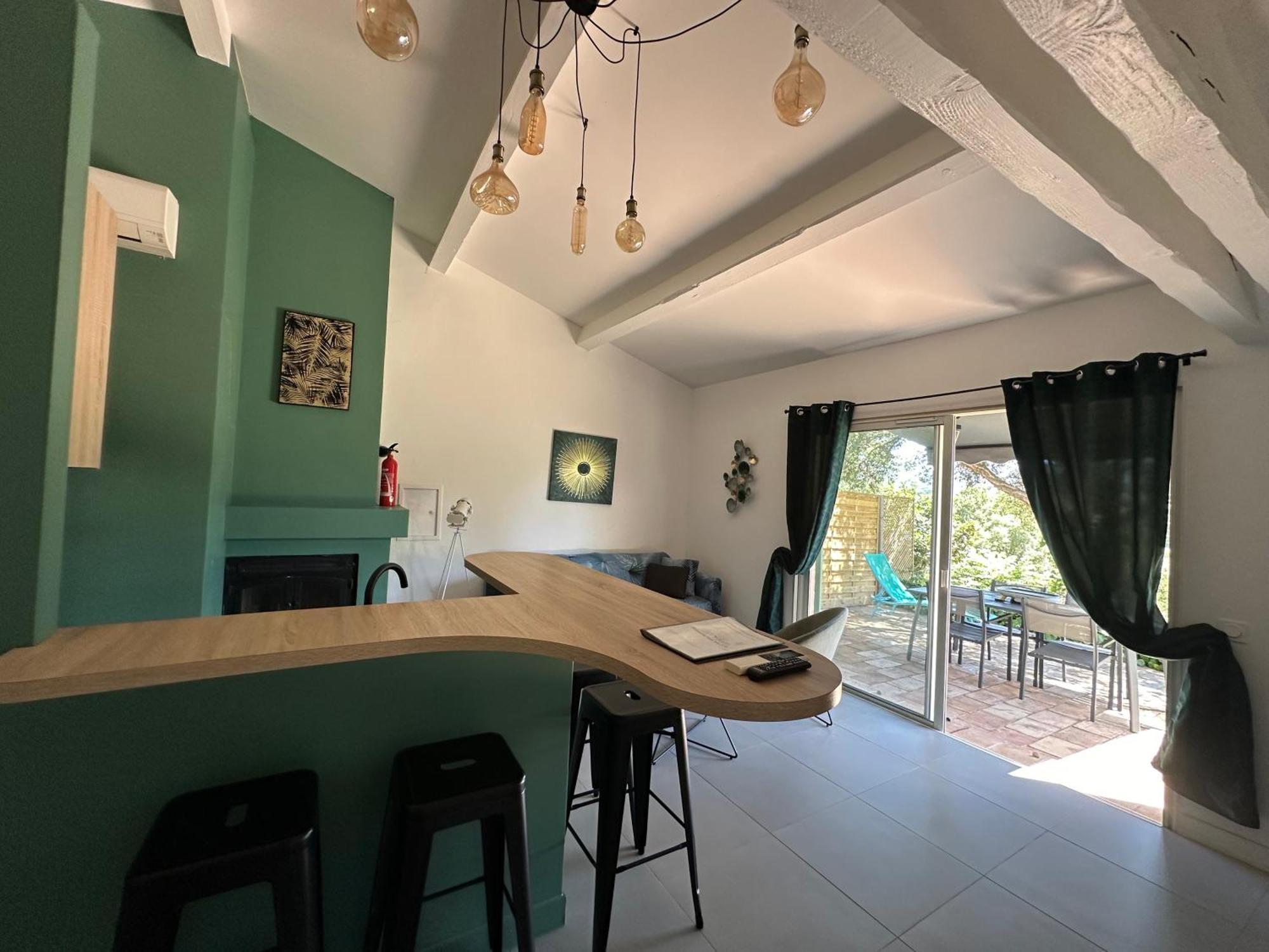 Charmant Appartement T2 Au Coeur Des Vignes 孔格林 外观 照片